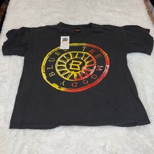 Brockum The Moody Blues T-Shirt Mens XL Black Excellent 1993 Tour Single Stitch